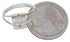 Multicolor Silver Southwest Ring Size 5 EX43209